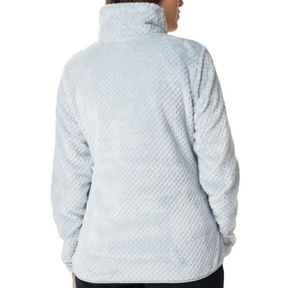 Columbia Women's Fire Side II Sherpa Full Zip Fleece - Worn Once XS Cirrus Gray - Picture 8 of 10